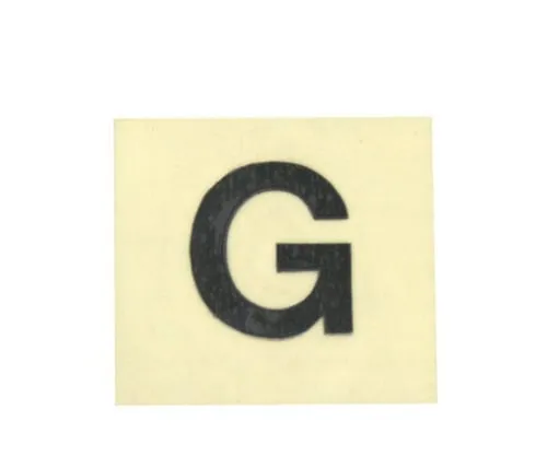 61-7397-97　Character Seal Black G 15mm　CL15B-G