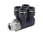 61-7632-26　Tube Fitting Double Branch A R1/8　PAW4-01