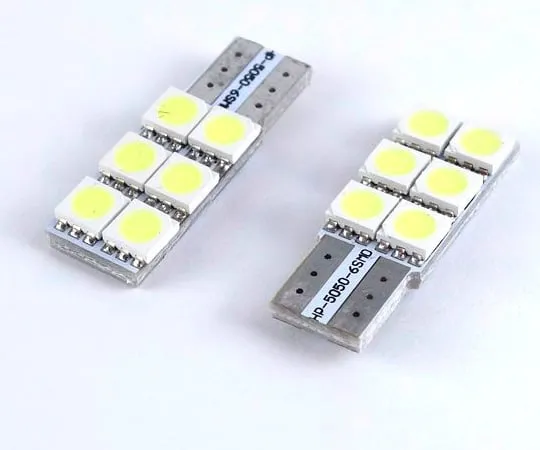 63-3053-23　T 10 Non-Polar Valve (White, with built-in canceller) 12 V/150 mA White　HC-T10-6-5050SMD-C-1