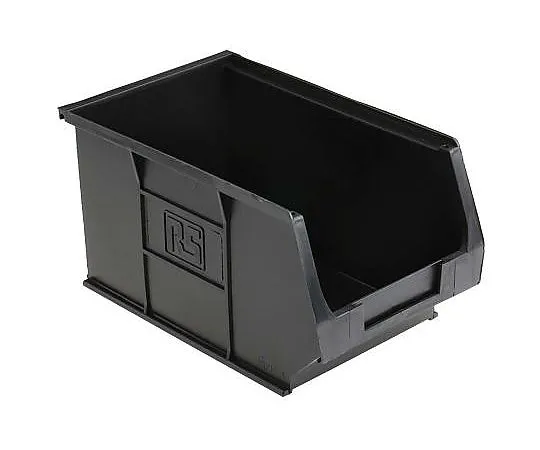 63-4644-32　Conductive Carbon, Polypropylene ESD Bin, 150 x 240 x 130mm　550-331
