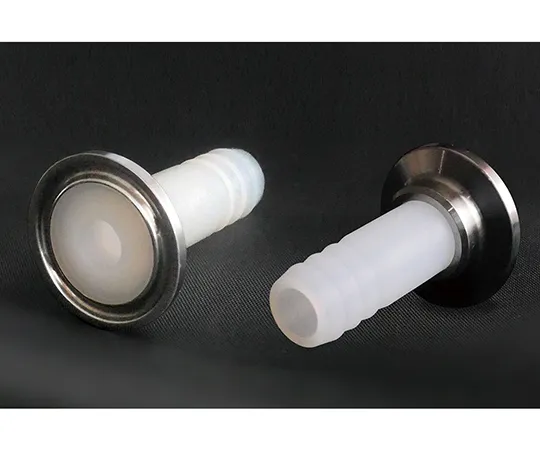 63-4154-64　Fluorine Resin (PFA) Sanitary Ferrule Fitting Barb Joint 8A x φ 12　NR2121-001