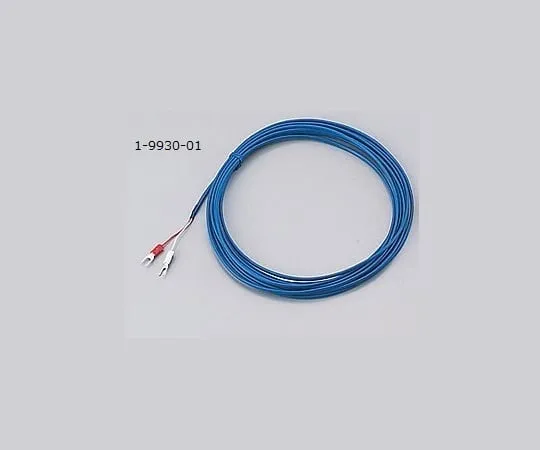 1-9930-01-20　Coated Thermocouple (Duplex) Vinyl Coated Y Terminal 5 m with Calibration Certification　DK-K-BL-5m