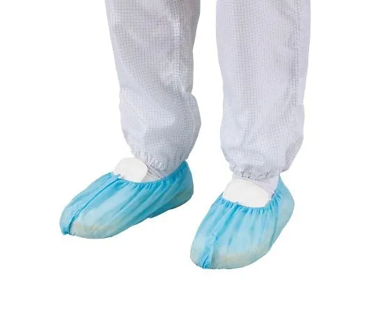 4-2882-01　disposable type slipping stopper Shoes Cover (Nonwoven Fabric) 100 Pieces　SN-607