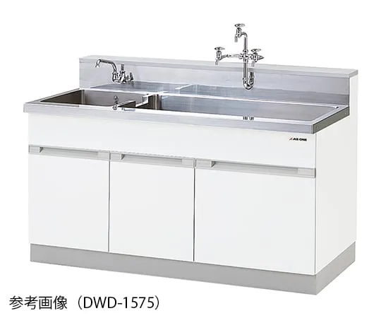 3-5788-11　Sink Stainless Steel (SUS304) 1200 x 750 x 800/960mm　DWD-1275