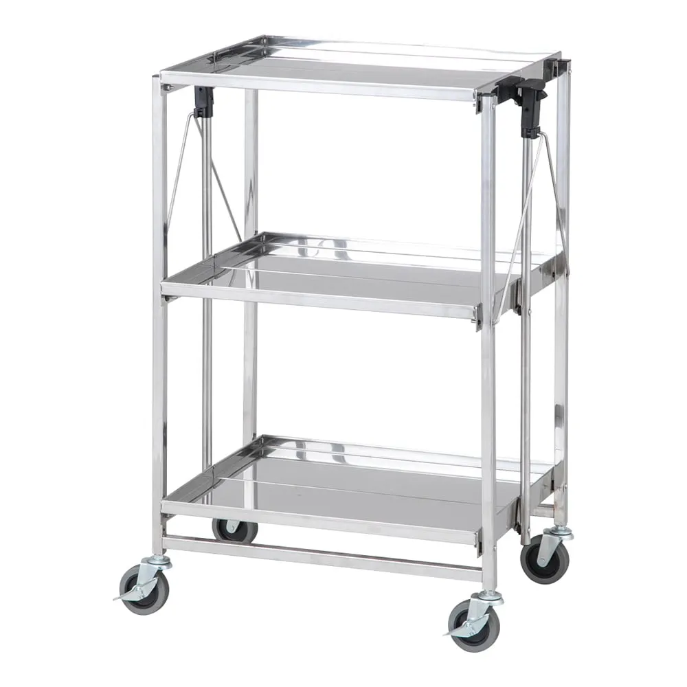 4-5785-01　Folding Lab Bench F (Stainless Steel) 3-Level Type　LB800F-SUS