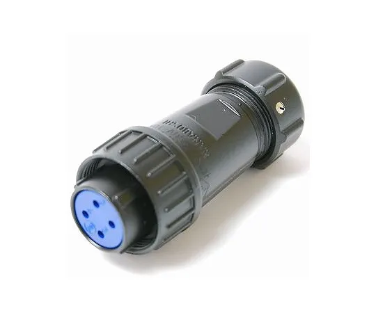 63-3151-47　NJW Plug Waterproof Type (Shell φ 16, 3 poles)　NJW-163-PF7