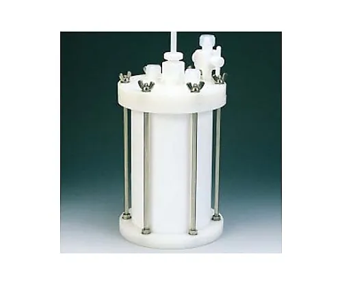 61-3531-51　Fluorocarbon Resin Reaction Cylindrical Container C Type 2000cc　NR0120-01