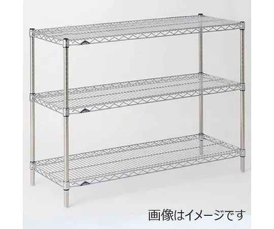 64-3430-02　Super Erecta Shelf W 1518 x D 359 x H 1384mm (P) 3 stages with DB　AS1520P1390W3