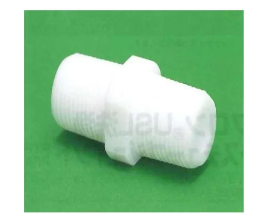 62-7076-77　USL-PTFE PT Screw Joint Nipple Type PT 1/8 x PT 1/8 00U-088-01N　00U-088-01N