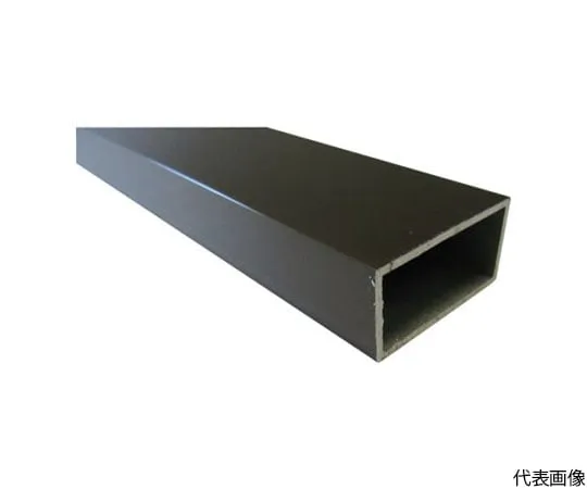 64-5004-57　Aluminum Square Pipe 20 x 15 x 1.5 Bronze 3.65 m　FB130BS