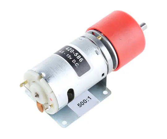 63-4619-21　RS PRO Brushed Geared DC Geared Motor, 19.8 W, 12 V, 59 Ncm, 29 rpm, 6mm Shaft Diameter　420-586