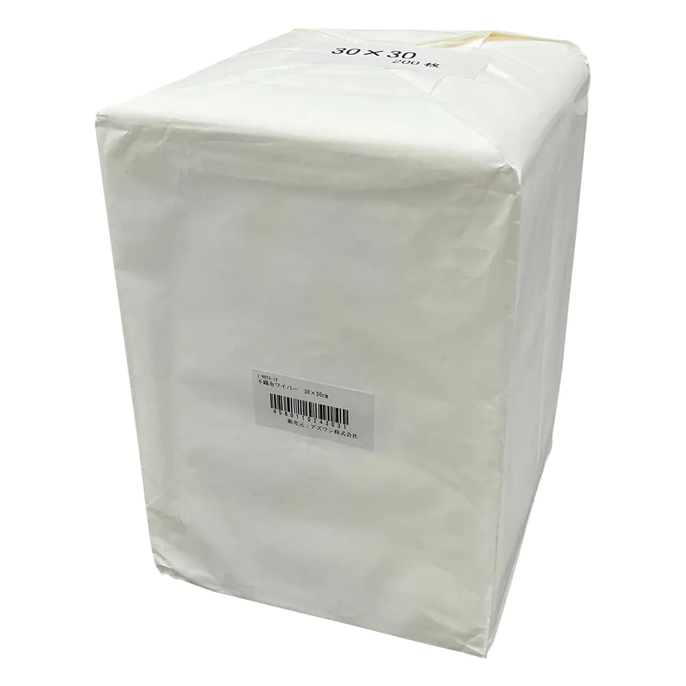 1-9975-13　Nonwoven Fabric Wiper 300 x 300mm 1 Package (200 Pieces)