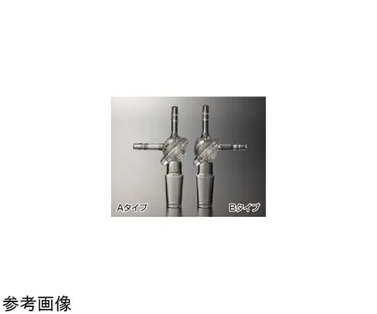 65-6824-98　Three-Way Cock with Sliding (Transparent Sliding) A Type 15/25　1721-01