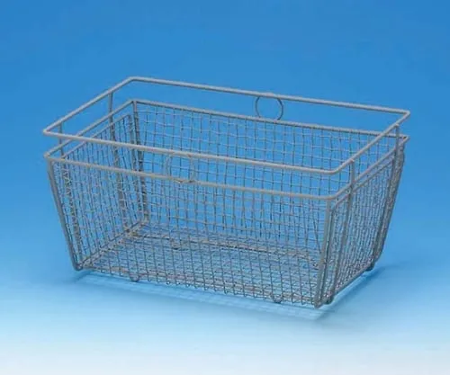 61-4387-70　ETFE Coating Square Cleaning Basket 300X200X160　F-3203-01