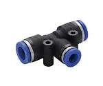 61-7640-97　Corrosion Resistance Equivalent To Stainless Steel (SUS303) Fitting Different Diameter Union Tee φ6-φ4　SPEG6-4