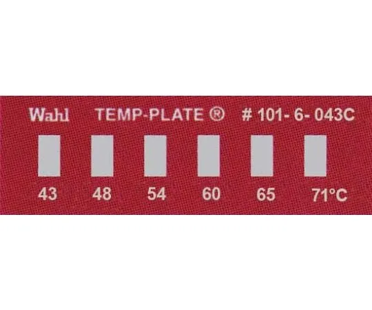 61-3816-05　6 Points Temperature Label :Temp-plate 101-6　101-6-043