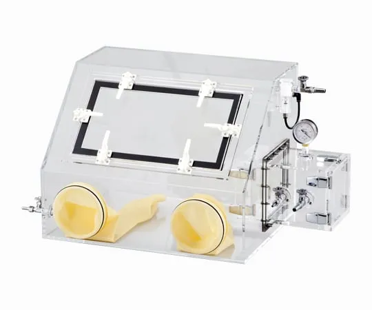 2-4952-01　Gas Replacement Type Acrylic Glove Box 890 x 485 x 450mm　600