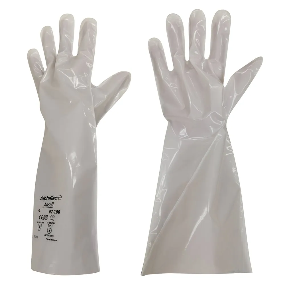 3-8839-01　Chemical Resistant Work Gloves (Barrier) S　02-100 S