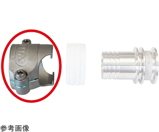 65-0842-46　Applicable Hose Connector TC6-F/TC6-CS Type Replacement Clamp Set Toyo 32 mm　TC6-F32-CBSS