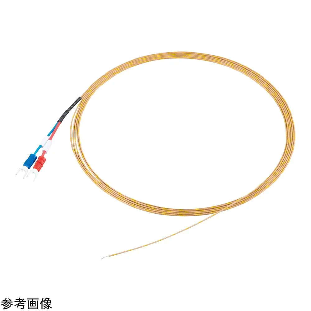 4-3890-01　Coated K Thermocouple Glass Coated Phi 0.25 mm 1 m　DS-2000-0251-M4Y