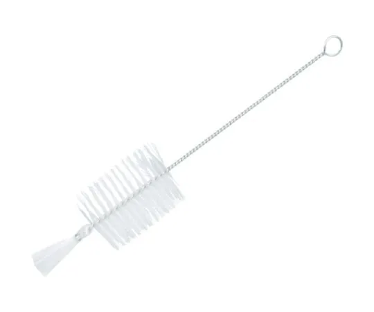 61-8867-64　Brush for Test Tube Nylon Hair Stainless Steel Handle　TBT-S1N