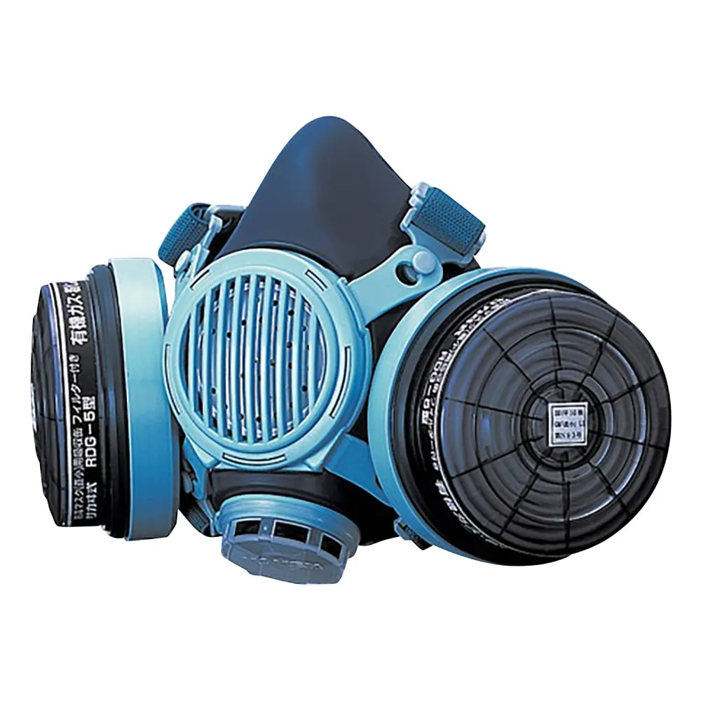 1-6546-01　Gas Mask (Gas Concentration 0.1% Or Less) With Speaking Instrument　7191DKG-02