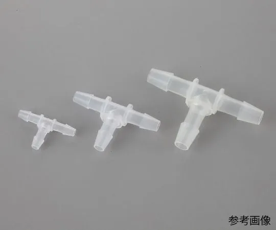 4-2870-14　Laboran Tube Connector (For Soft Tubes) T Type Same Diameter ID 0.8 -1.5　EBTC16L