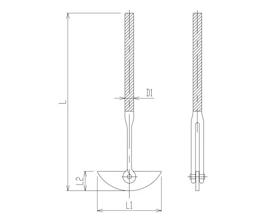 62-2104-40　Stirring Rod Shaft with Sliding　3362-1060