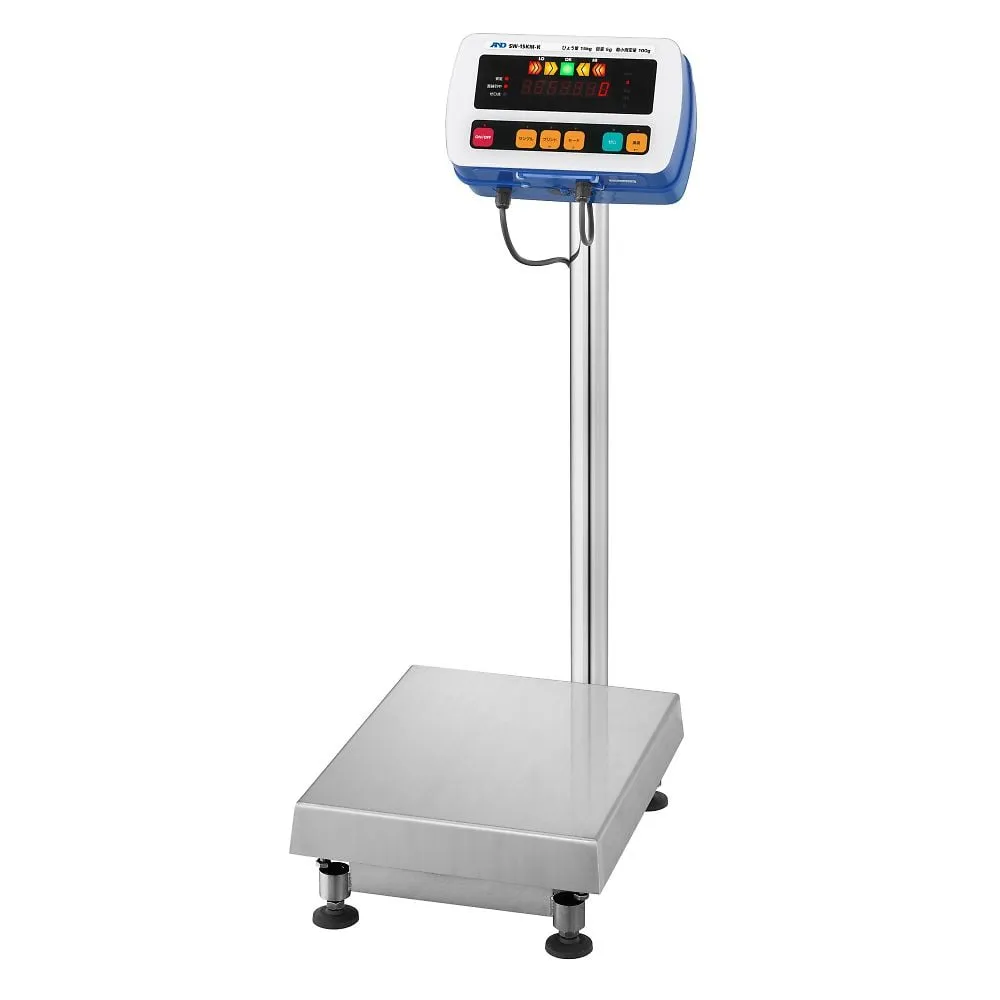 61-4678-58　Dustproof, Waterproof Digital Platform Scale with Test SW-15KM-K　SW-15KM-K
