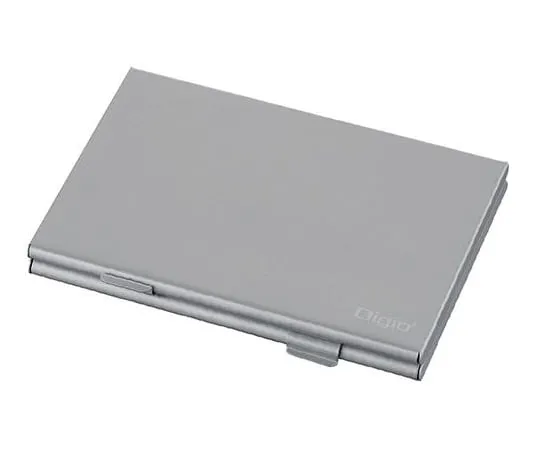 67-4719-70　94x60x10mm SD card case (6 pcs/Antistatic/Silver)　EA759Z-125A