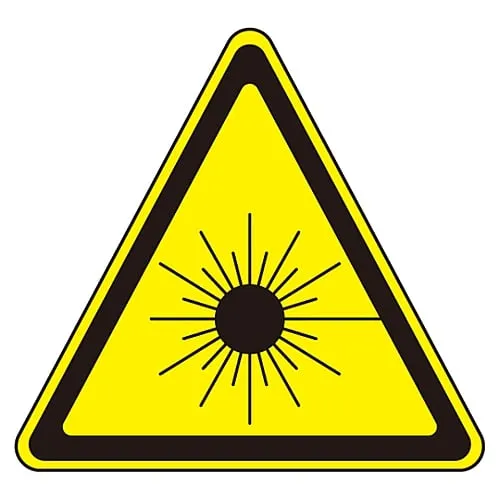 61-3381-55　Laser Warning Label Laser-A (Large)　27107