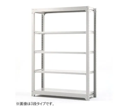 61-9210-75　Medium Weight BL Rack 300kg/Type, H 2100mm x W 900mm x D 480mm, 6 Shelves, White Gray　MBL-73S6-SW