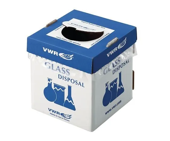 3-293-01　Glass Waste Disposal Box 6 Pieces　56617-804