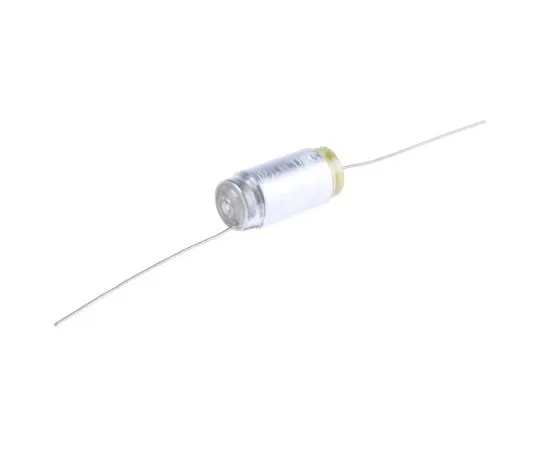 63-4558-70　RS PRO Polystyrene Capacitor 10nF 160V dc ±2.5% Tolerance Through Hole 15mm diameter　113-409