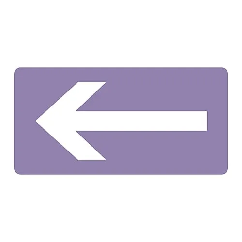 61-3404-97　JIS Pipe Identification Clarifying Sticker  