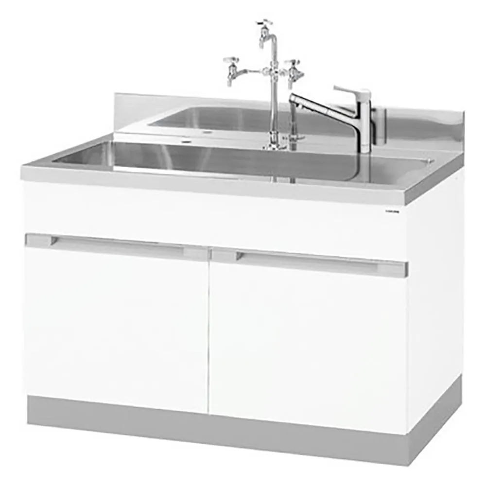 1-9101-11　Sink (Expansion Type) 1200 x 750 x 800 (930)mm　DWA-1275V