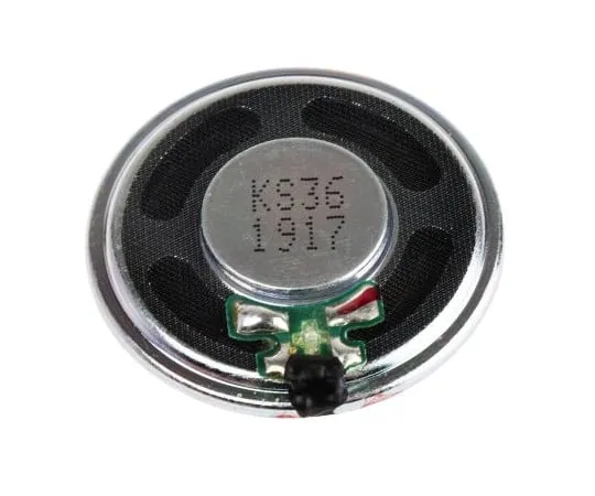 63-2999-93　RS PRO 8Ω 1W Miniature Speaker 36mm Dia. 36 (Dia.) x 4.8mm (LxWxD)　754-2090