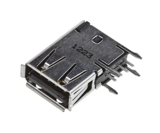 63-4859-18　TE Connectivity Right Angle Through Hole, Version 2.0 Type A USB Connector, Receptacle　292336-1
