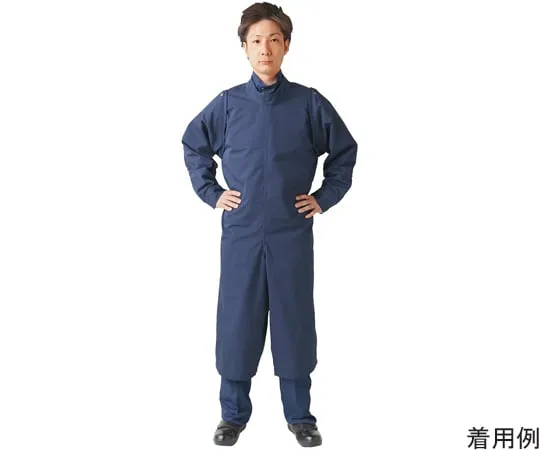 65-1693-44　Comfortable Welding Work Wear Welding Survival (Protector) Navy M　TWW3M
