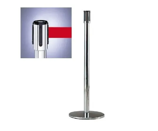 62-6151-06　Reel Belt Post (Tensa Barrier) Silver　870-7001