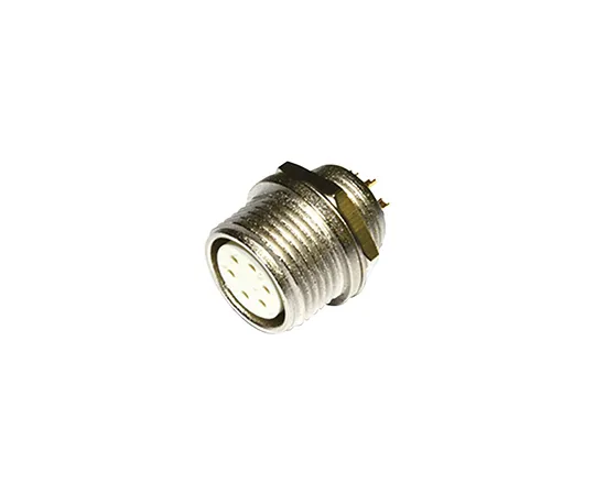 63-4910-76　Tajimi Electronics R03 Series Miniature Panel Mount Connector, 6 contacts Socket　R03-R6F