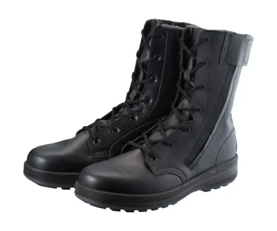 63-1972-89　［Discontinued］safety shoes Long lace-up WS33HiFR 22.0 cm　WS33HIFR-22.0