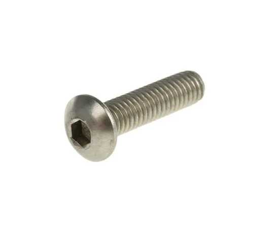 63-4717-69　RS Pro M4 x 16mm Hex Socket Button Screw Plain Stainless Steel　183-8654