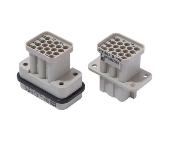 63-4841-83　Han Q Series Connector Insert, Male, 17 Way　9120173001