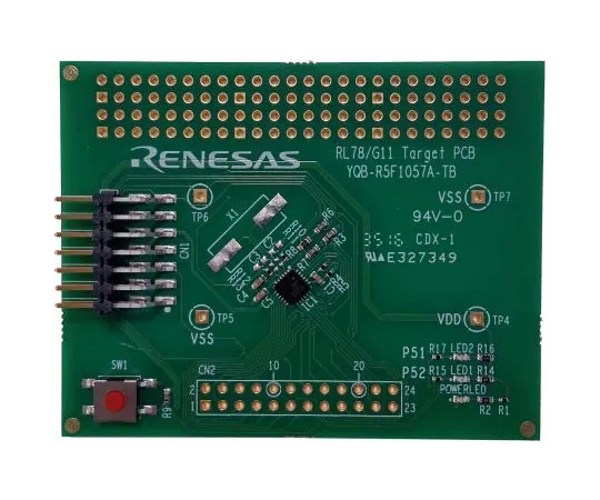 63-4688-74　Renesas Electronics MCU Evaluation Board YQB-R5F1057A-TB　YQB-R5F1057A-TB