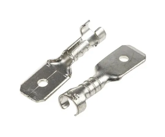 63-4824-58　RS PRO Crimp Tab Terminal, 0.5mm² to 1mm², 16AWG to 14AWG, 6.35 x 0.8mm Tin Plated　488-1279