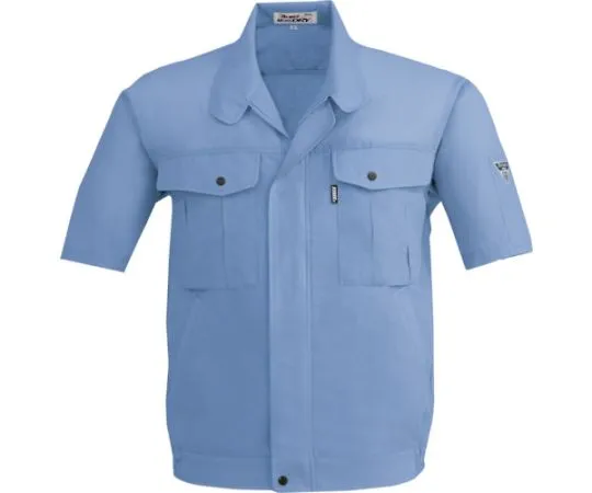 65-8333-74　Short Sleeve Blouson Blue 3L　1341-40-3L