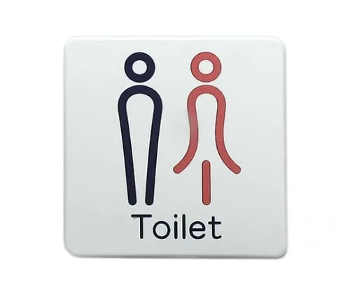 61-7419-44　80 x 80mm White Toilet　SAB813-1