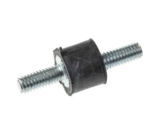 63-4756-72　FIBET 1008VV10-45 28mm Shock Mount M4 10mm Diameter 6.1kg Compression Load 1.6mm, Male to Male Natural Rubber　1008VV10-45