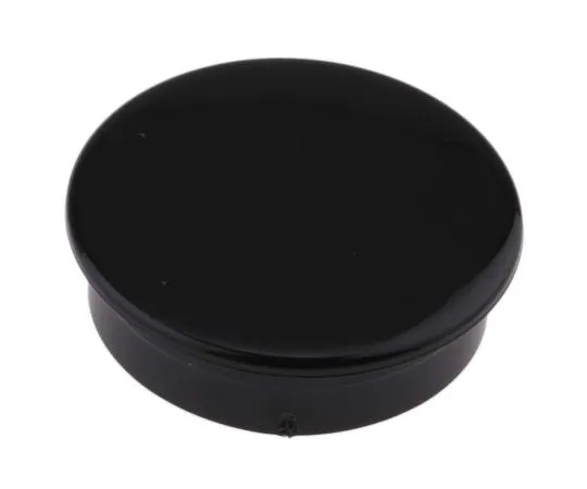 63-4800-83　RS Potentiometer Knob Cap, Black, For Use With Collet Knob　463-8542